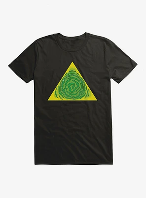 Rick And Morty Portal Triangle T-Shirt