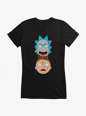 Rick And Morty Mind Meld Girls T-Shirt