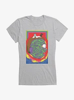 Rick And Morty Portrait Maze Girls T-Shirt