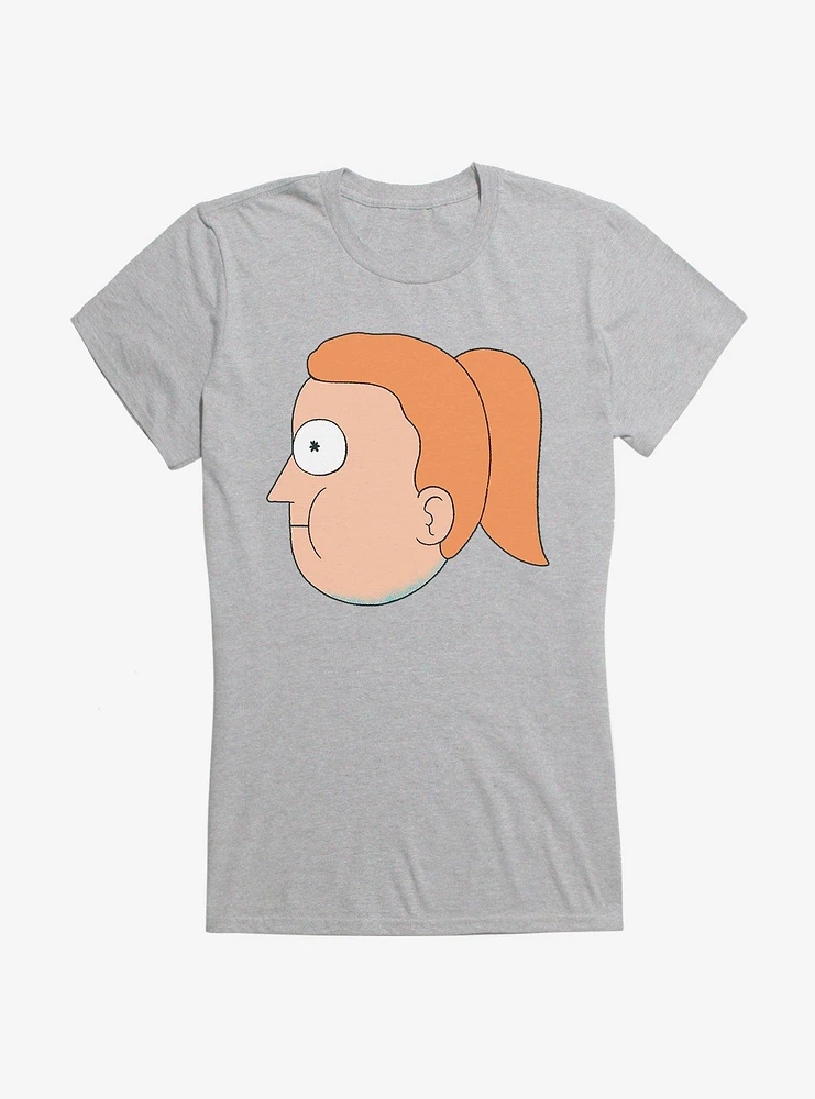 Rick And Morty Summer Side Profile Girls T-Shirt