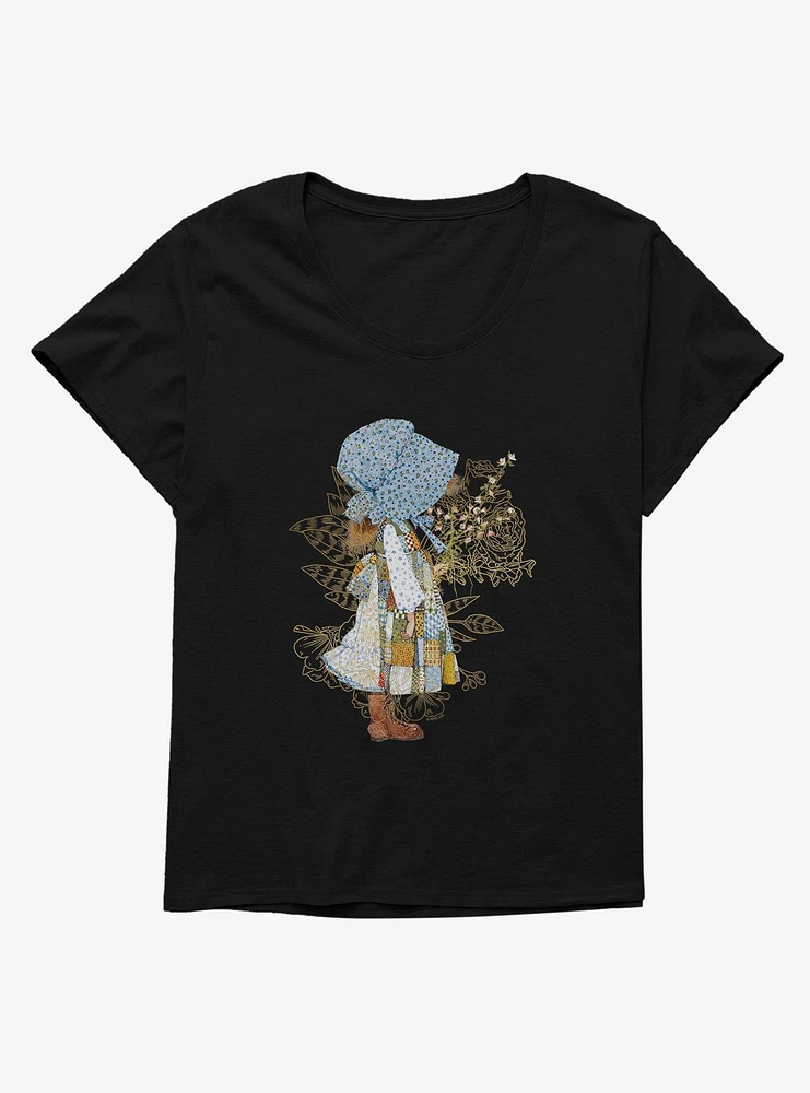 Holly Hobbie Bonnet Silhouette Girls T-Shirt Plus