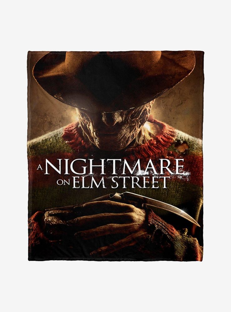 A Nightmare On Elm Street Poster Throw Blanket