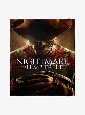 A Nightmare On Elm Street Poster Throw Blanket