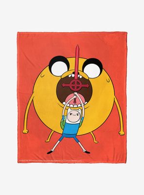 Adventure Time Round Boy Throw Blanket