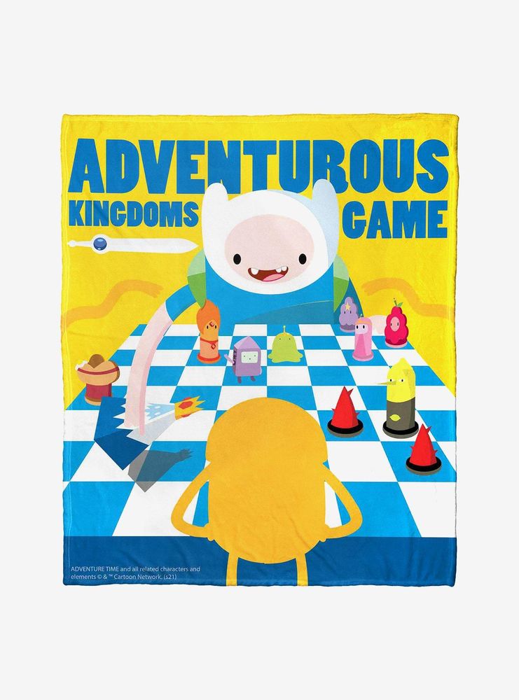 Adventure Time Adventurous Kingdoms Throw Blanket