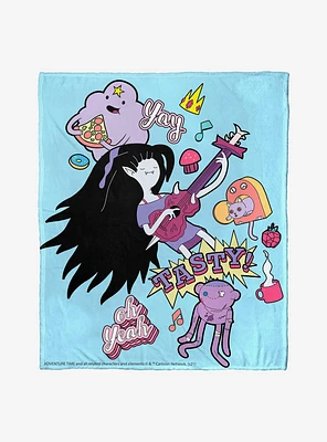 Adventure Time Tasty Tunes Throw Blanket