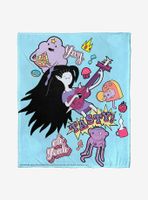 Adventure Time Tasty Tunes Throw Blanket