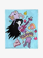 Adventure Time Tasty Tunes Throw Blanket