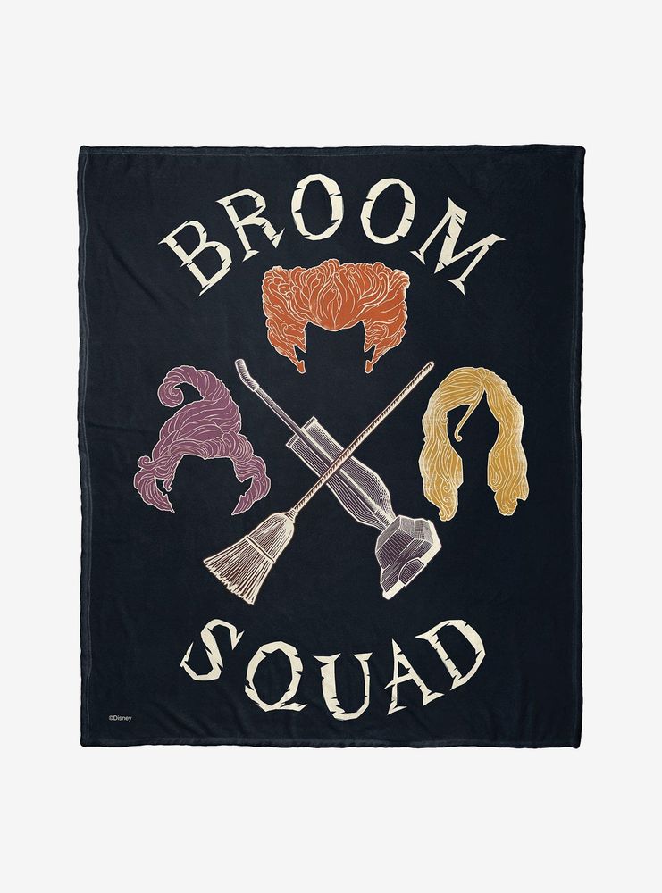 Disney Hocus Pocus Broom Squad Throw Blanket