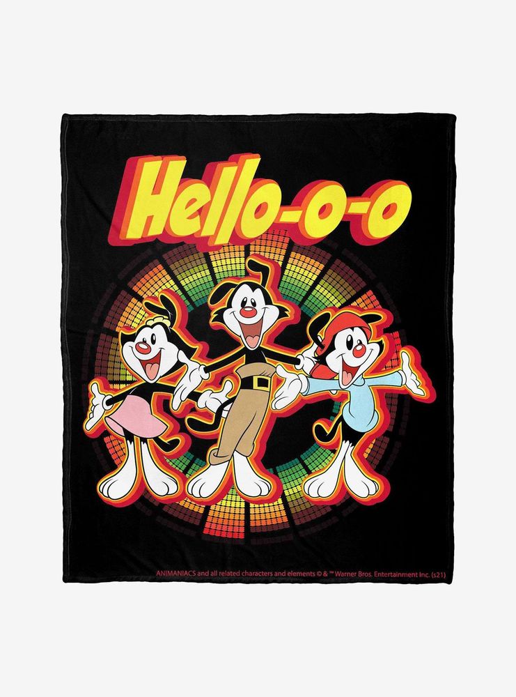 Animaniacs Hellooo Throw Blanket