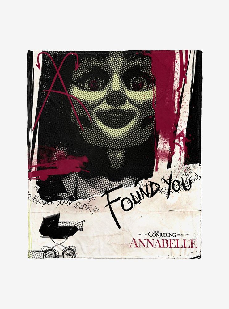 Annabelle Poster 2 Throw Blanket