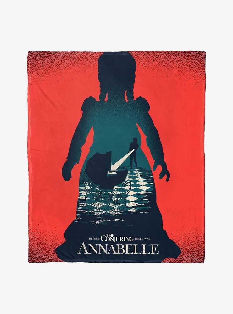 Annabelle Poster Throw Blanket