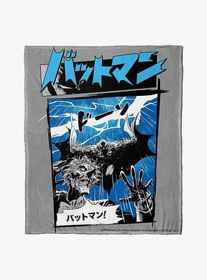DC Comics Batman Anime DC Comics Batman Throw Blanket