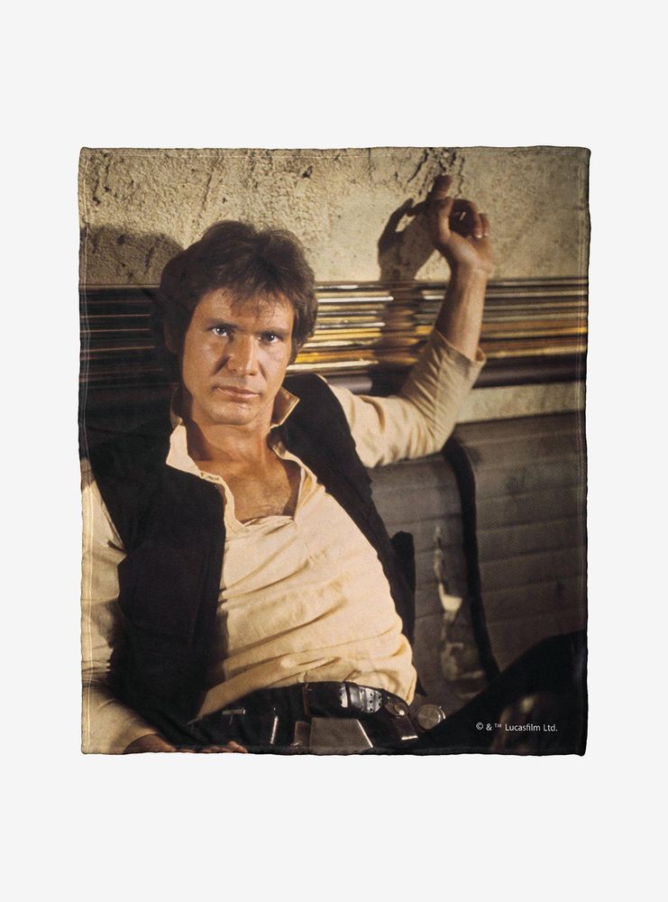 Star Wars Captain Solo Throw Blanket