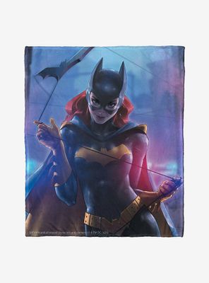 DC Comics Batman Batgirl Cover Throw Blanket