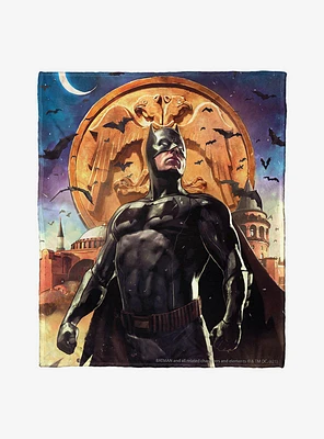 DC Comics Batman Castle Guardian Throw Blanket