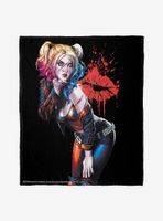 DC Comics Batman Harley Cover Throw Blanket