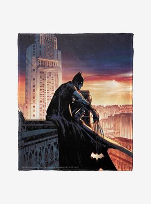 DC Comics Batman Knight Watch Throw Blanket