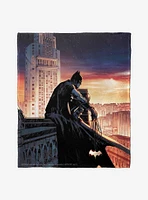 DC Comics Batman Knight Watch Throw Blanket