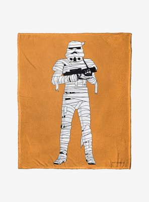 Star Wars Mummy Trooper Throw Blanket