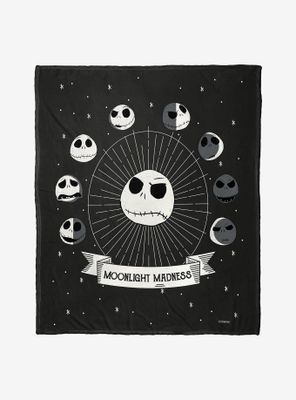 The Nightmare Before Christmas Phases Of Jack Throw Blanket