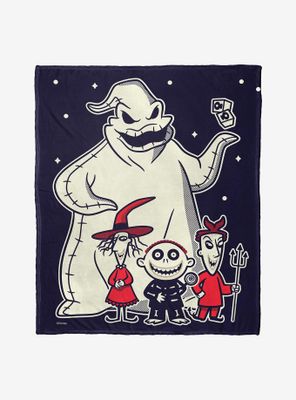 The Nightmare Before Christmas Terror Trio Throw Blanket