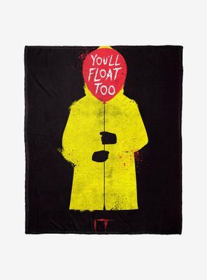 It Chapter Two You'Ll Float Too Throw Blanket