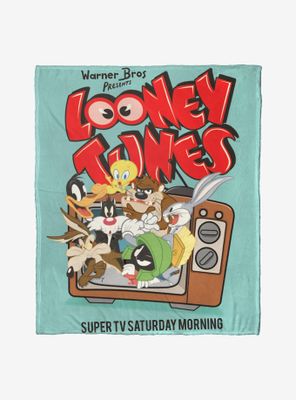 Looney Tunes Super Saturday Throw Blanket