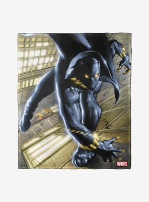 Marvel Black Panther Golden Touch Throw Blanket