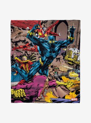 Marvel Black Panther Time To Pounce Throw Blanket