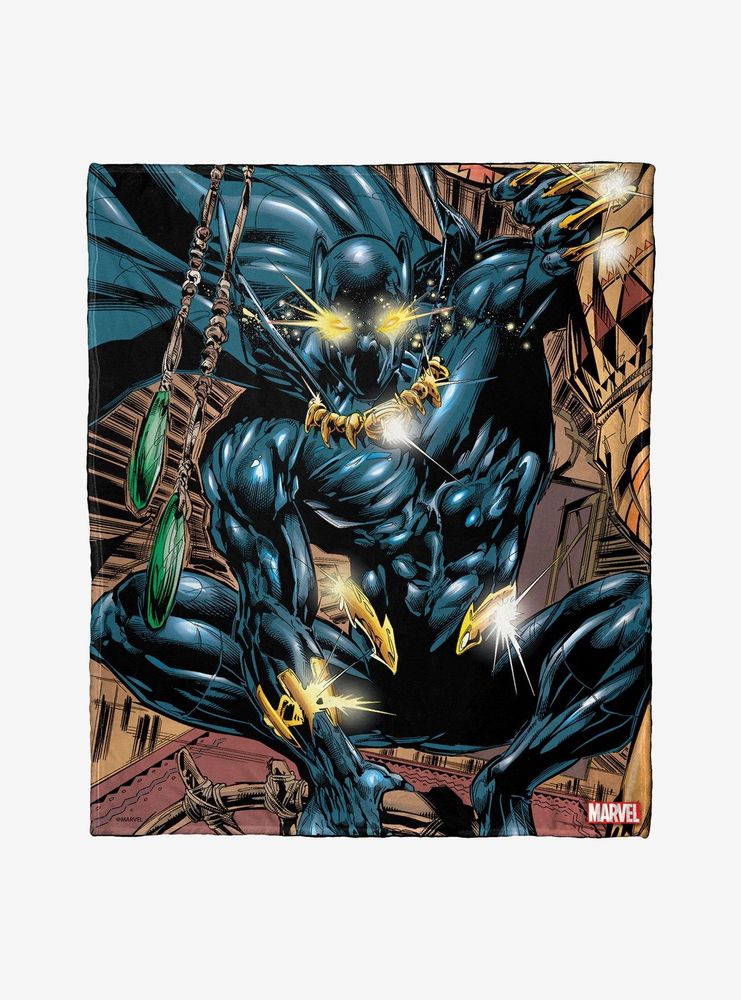 Marvel Black Panther Wealth Of Wakanda Throw Blanket