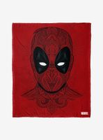 Marvel Deadpool Flourishing Deadpool Throw Blanket