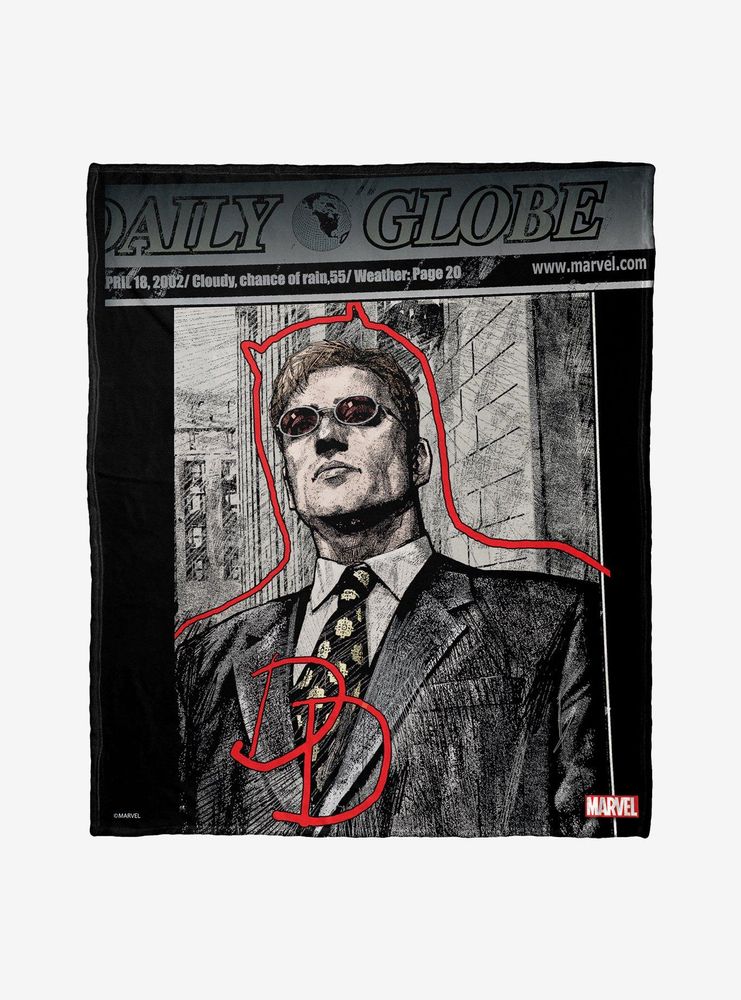 Marvel Future Fight Daily Daredevil Throw Blanket