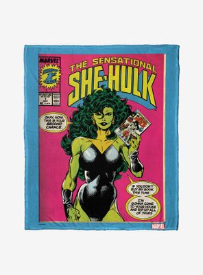 Marvel Future Fight She Hulk Throw Blanket