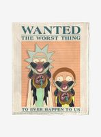 Rick And Morty The Worst Thing Throw Blanket