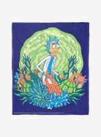 Rick And Morty Where Is Rick Throw Blanket