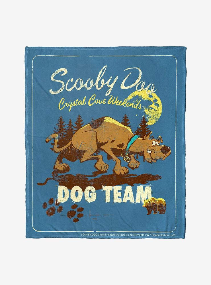 Scooby-Doo Dog Team Throw Blanket