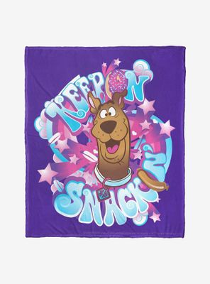 Scooby-Doo Keep Snackin Throw Blanket
