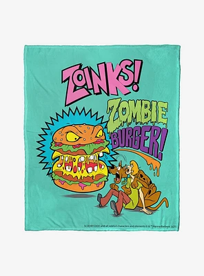 Scooby-Doo Zombie Burger Throw Blanket