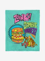 Scooby-Doo Zombie Burger Throw Blanket