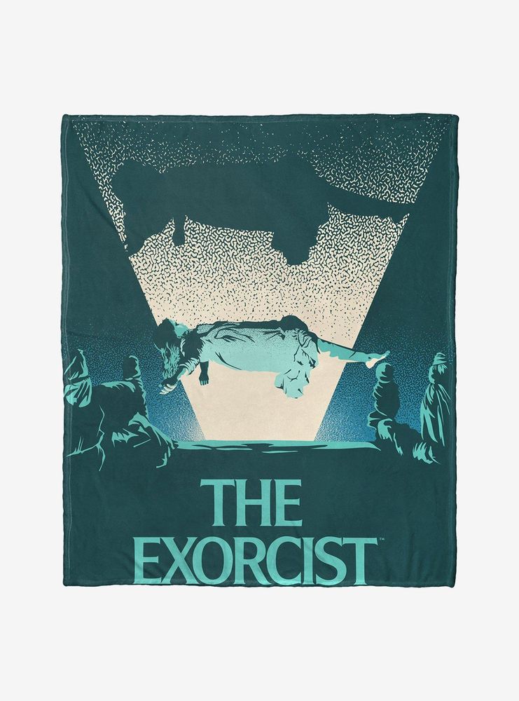 The Exorcist Poster Throw Blanket