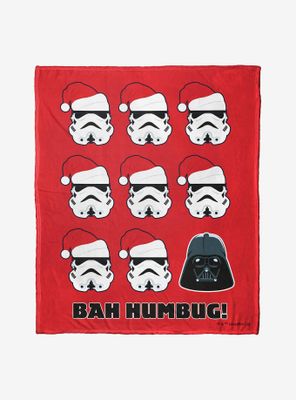 Star Wars Bah Humbug Throw Blanket