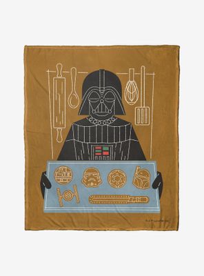 Star Wars Dark Side Cookies Throw Blanket