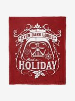 Star Wars Holiday Lord Throw Blanket