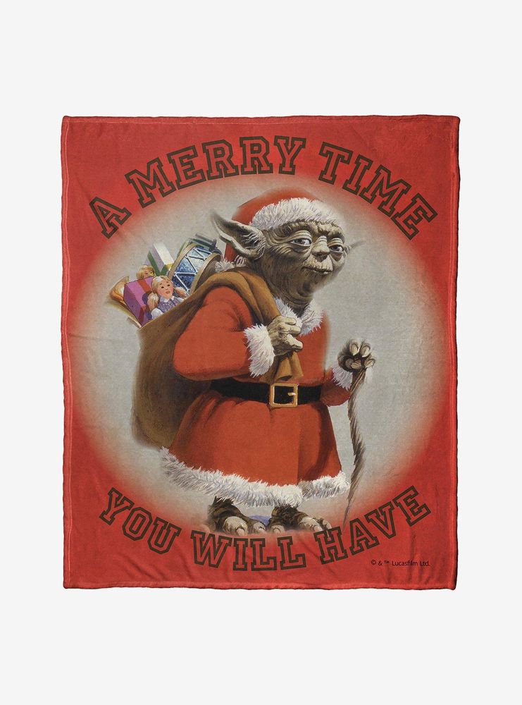 Star Wars Merry Time Throw Blanket