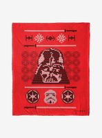 Star Wars Sith Xmas Sweater Throw Blanket