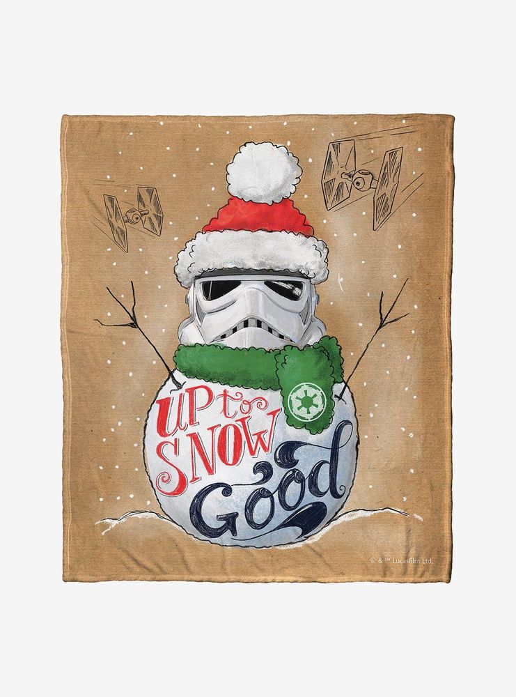 Star Wars Snow Good Throw Blanket