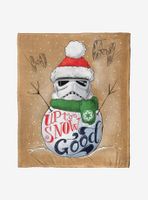 Star Wars Snow Good Throw Blanket