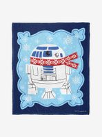 Star Wars Snowy R2D2 Throw Blanket