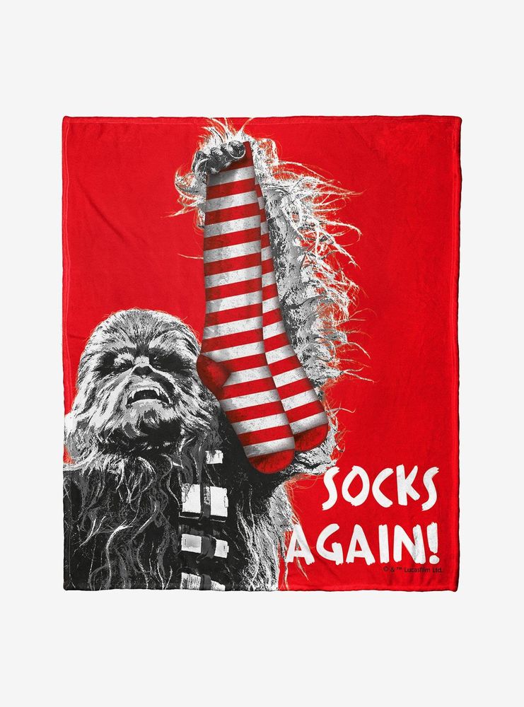 Star Wars Socks Again Throw Blanket